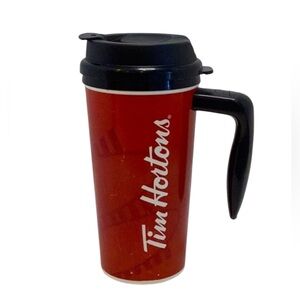 🍄 Tim Hortons 50th Plastic Travel Mug